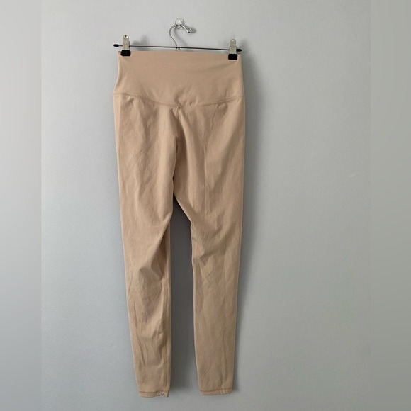 Sunzel Women's Beige Leggings Size Medium Athletic Workout Yoga - Picture 2 of 6